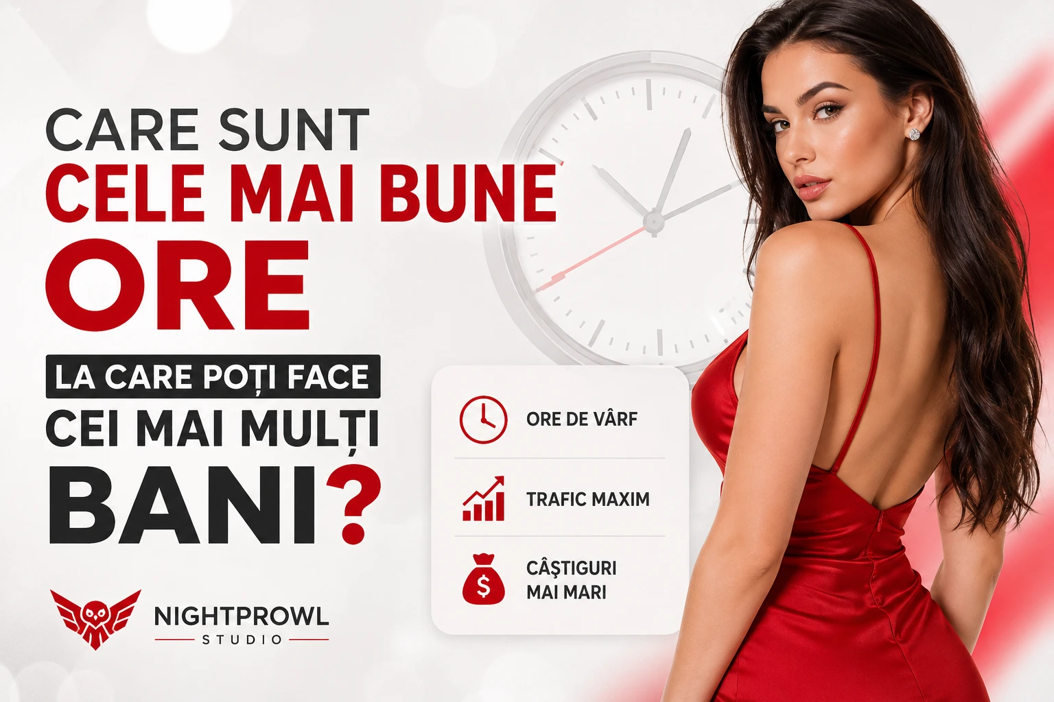 Vezi videoclipul: Care sunt cele mai bune ore pentru videochat? De ce tura de noapte poate fi cea mai profitabilă