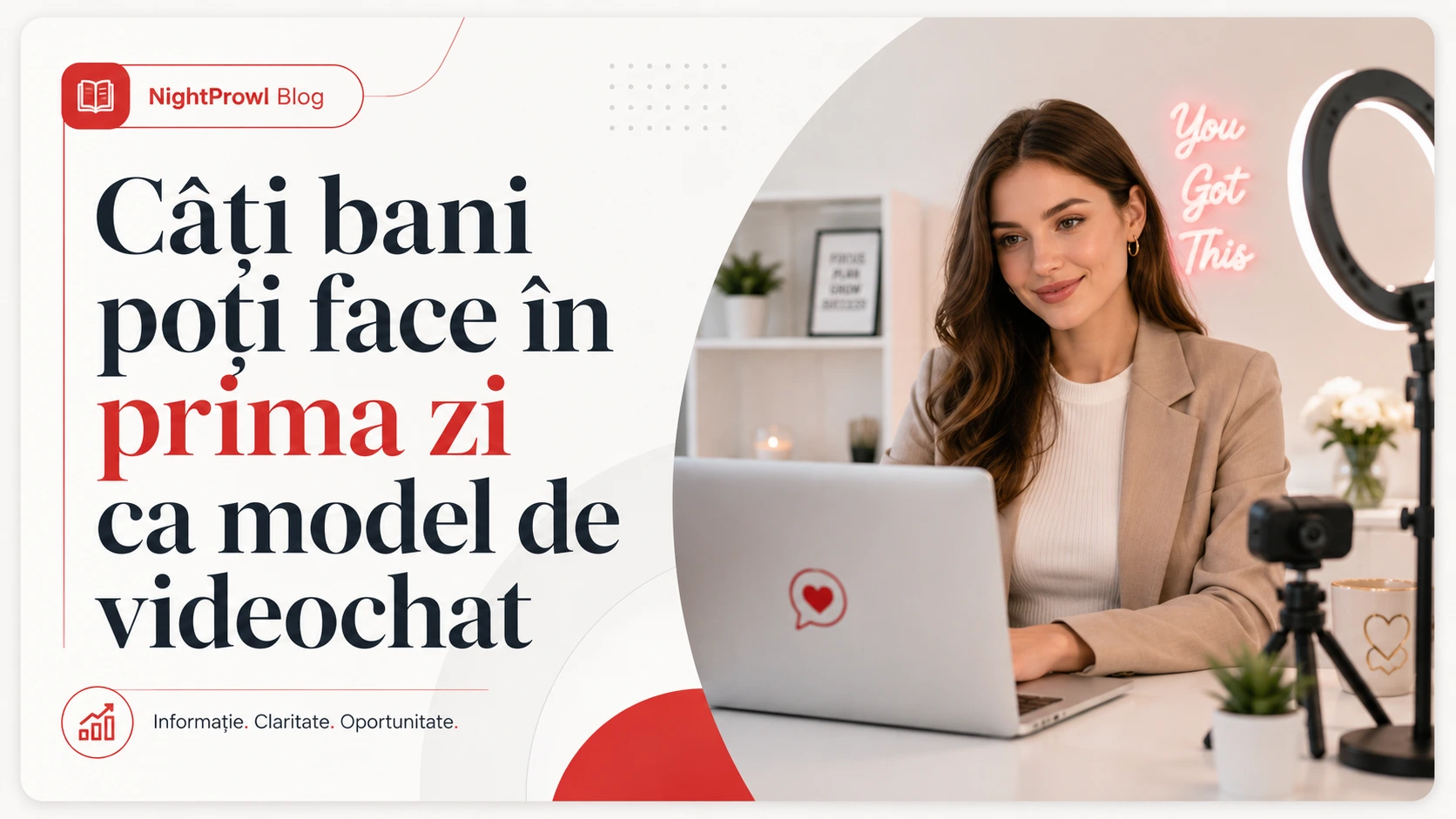 Vezi videoclipul: Câți bani poți face din prima zi în videochat?