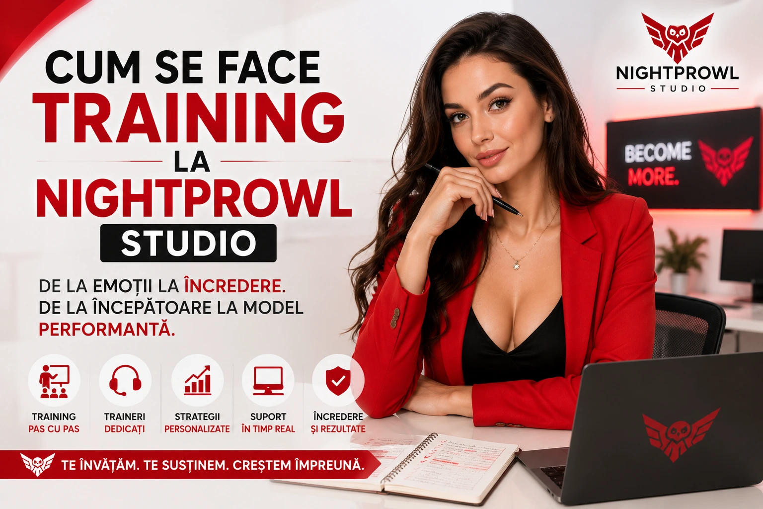 Training videochat în București și Galați